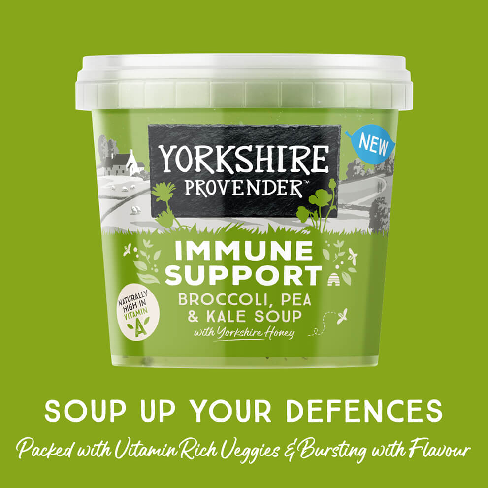 Immune Support Broccoli, Pea & Kale Soup